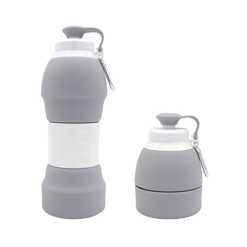 Silicone folding water bottle